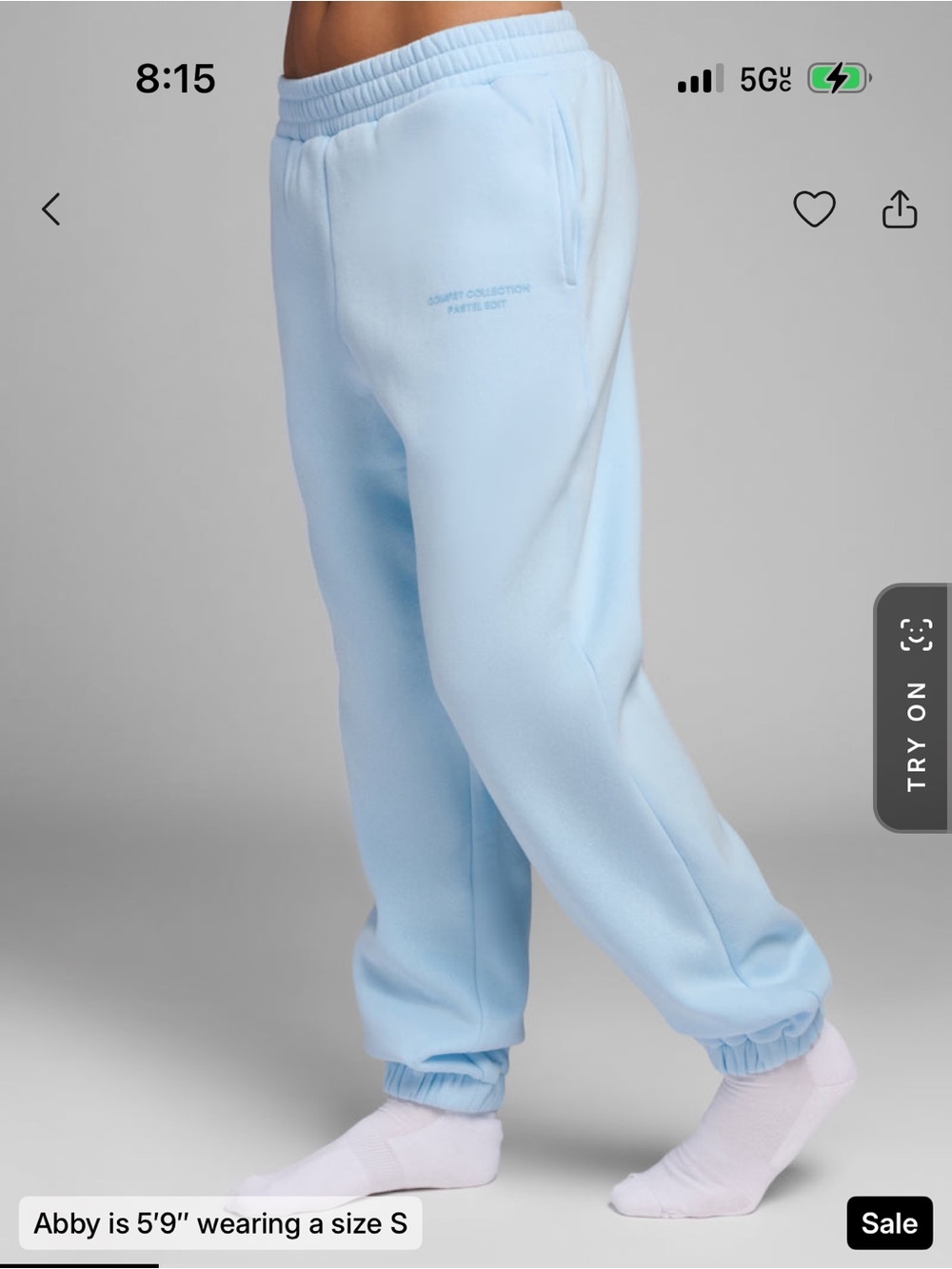 Comfrt Pastel collection Baby Blue Sweatpants